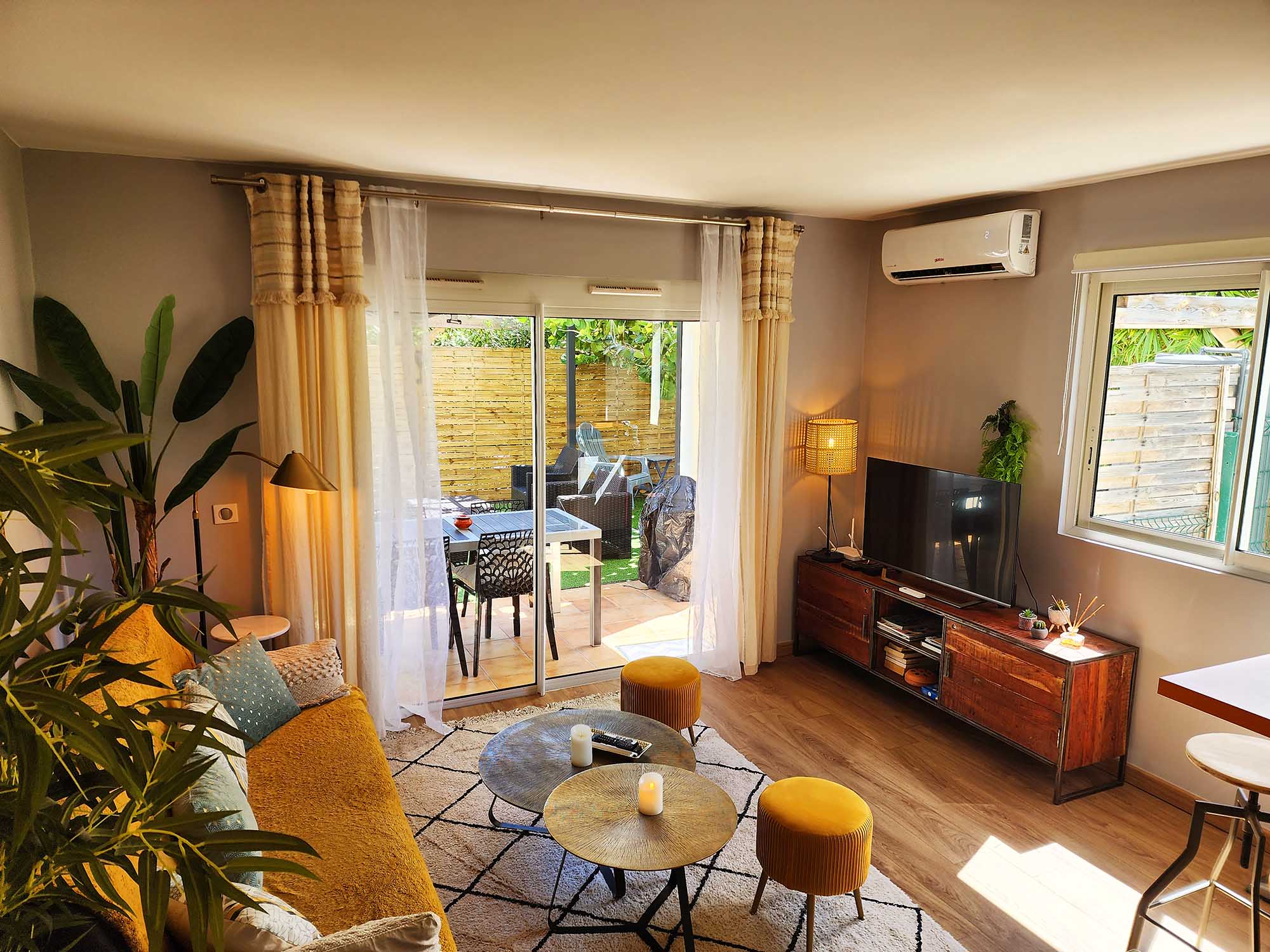 Le salon chaleureux de Zion